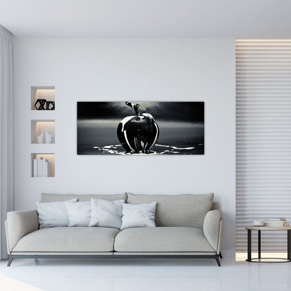 Obraz čierneho jablká (120x50 cm)