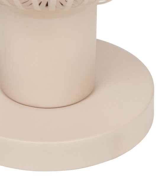 Moderná drôtená stolná lampa béžová 23 cm - Gila