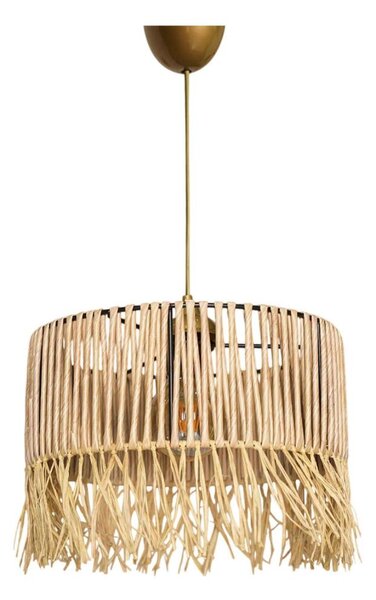 Závesný luster RIMINI 1xE27/40W/230V béžový