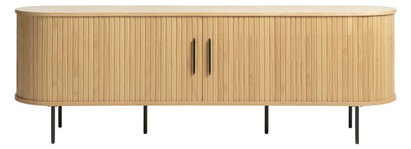 TV stolík v dekore duba v prírodnej farbe 56x180 cm Nola – Unique Furniture