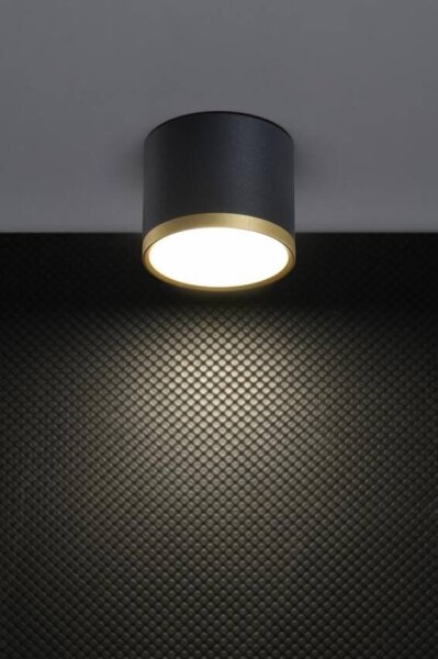 LED Bodové svietidlo TUBA LED/9W/230V čierna/zlatá