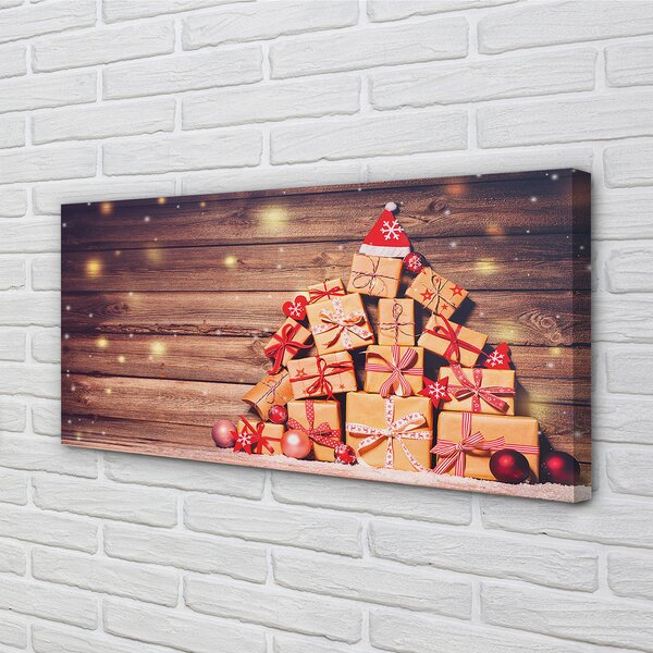 Obraz na plátne darčeky dosky 100x50 cm