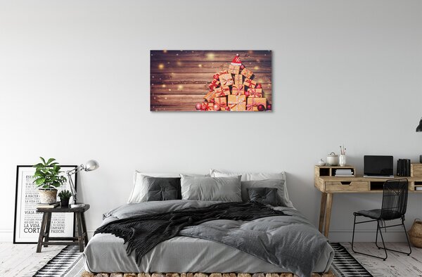 Obraz na plátne darčeky dosky 100x50 cm