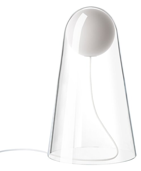 Stolové Lampa Foscarini, Satellight, stmievateľné, Transparentná, Obývacia izba, Sklo, Dizajnový