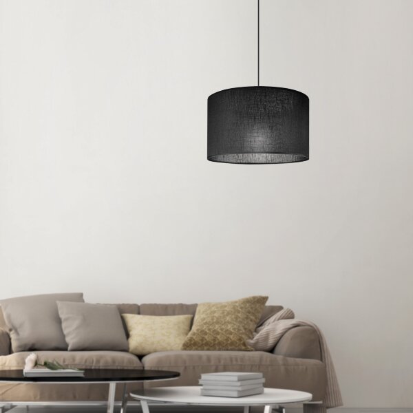 Brilagi - LED Luster na lanku ANTHONY 1xE27/60W/230V dub orech/čierna