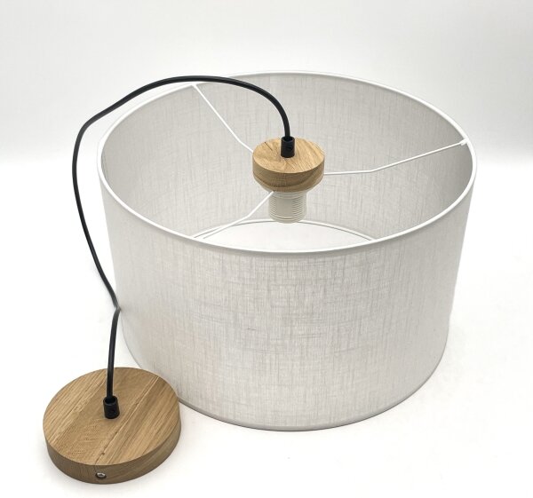 Brilagi - LED Luster na lanku ANTHONY 1xE27/60W/230V dub/biela