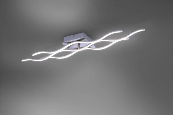 JUST LIGHT. 16266-55 -LED RGB Stm. stropné svietidlo LOLA WAVE LED/30W/230V + DO