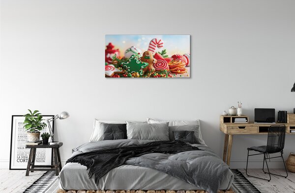 Obraz na plátne perník gule 100x50 cm