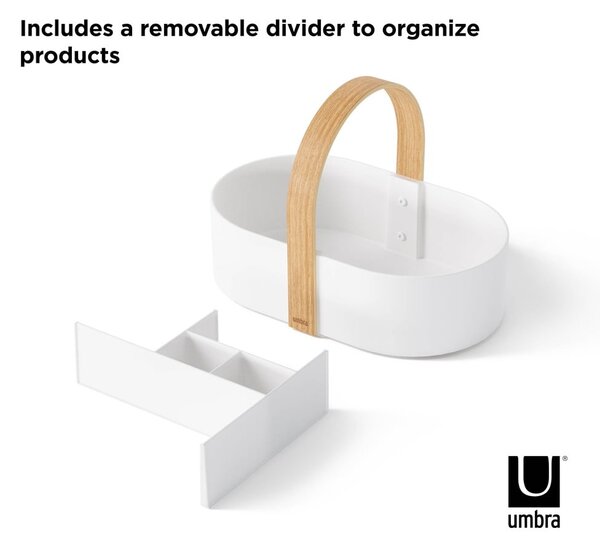 Biely kúpeľňový organizér Bellwood – Umbra