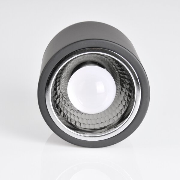 LED RGBW stmievateľné bodové svietidlo JUPITER 1xE27/6,5W/230V pr. 13 cm čierna