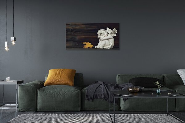 Obraz na plátne Spacie angel listy board 100x50 cm