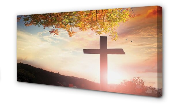 Obraz na plátne cross tree 100x50 cm