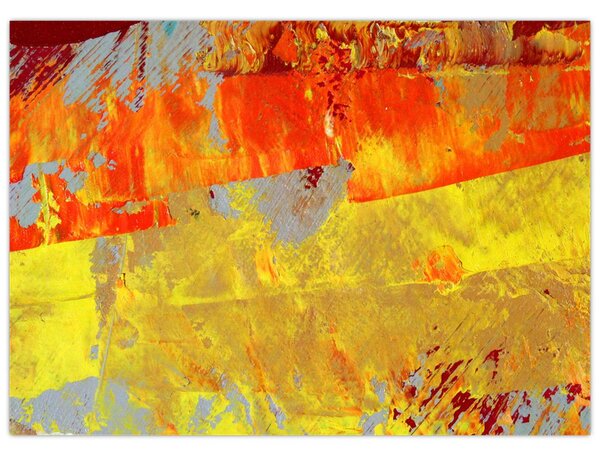 Obraz abstrakcie - maľba (70x50 cm)