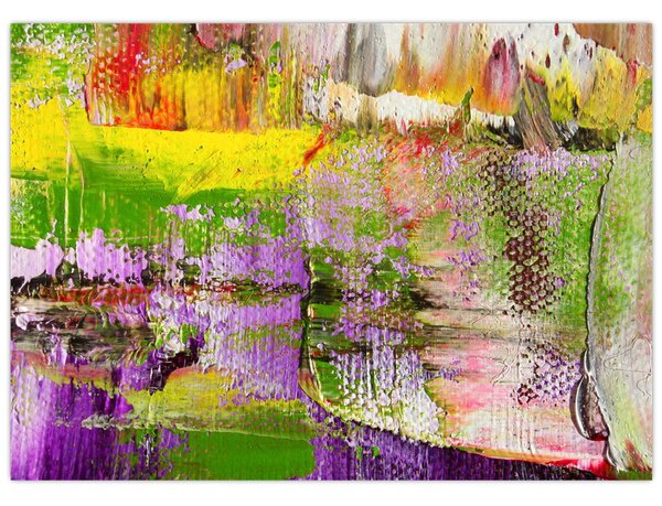 Obraz abstrakcie - maľba (70x50 cm)