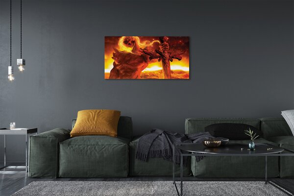 Obraz canvas Strašná forma meča 100x50 cm