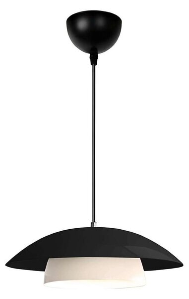 Závesný luster na lanku MOONLIGH 1xE27/40W/230V čierna