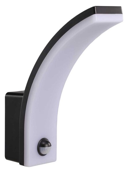 LED vonkajšie nástenné svietidlo so snímačom pohybu a súmraku, 20 W, 230 V, IP65
