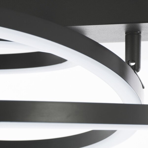 Brilliant - LED stmievateľné stropné svietidlo PEDLEY LED/36W/230V čierna