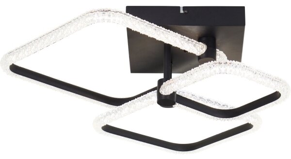Brilliant - stmievateľné LED stropné svietidlo AYDIN LED/34W/230V čierna + s diaľkovým ovládaním