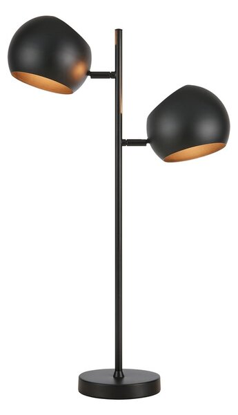 Čierna stolová lampa (výška 65 cm) Edgar – Markslöjd