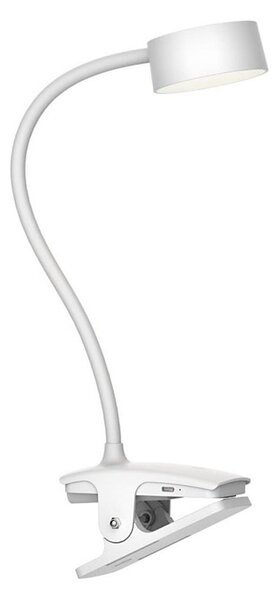 Top Light-LED stmievateľná dotyková stolová lampa s klipom BELLA LED/4,8W/5V 3000-6500K biela