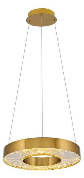 LED luster na lanku JESI LED/35W/230V 3000K pr. 40 cm bronzový