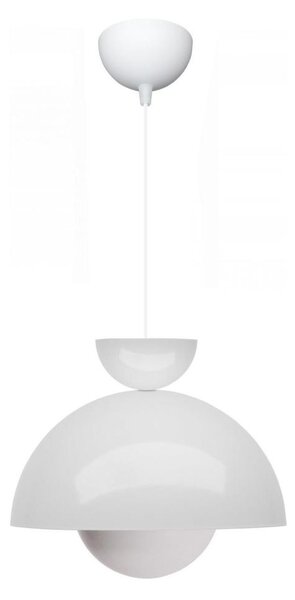 Luster na lanku SALVA 1xE27/15W/230V biely