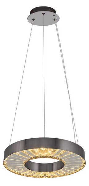 LED luster na lankách JESI LED/35W/230V 3000K pr. 40 cm strieborný