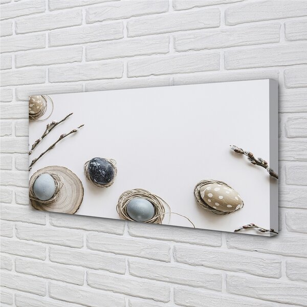 Obraz na plátne vajcia base 100x50 cm