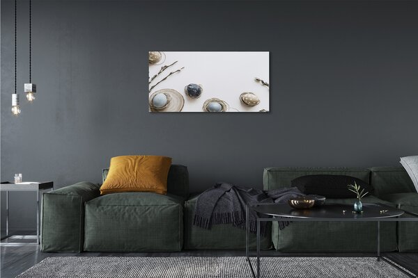 Obraz na plátne vajcia base 100x50 cm