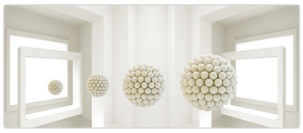 Obraz - Pohľad dovnútra - abstraktné (120x50 cm)