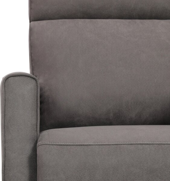 RELAXAČNÉ KRESLO, kov, textil, sivá Xora - Kreslá