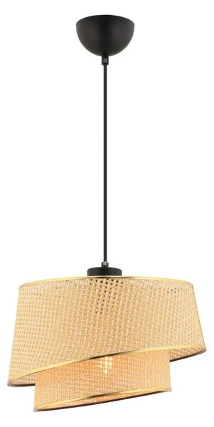 Závesný luster na lanku BARETTE 1xE27/60W/230V hnedá/zlatá