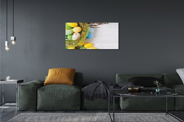 Obraz na plátne Vaječné založené na tulipány 100x50 cm