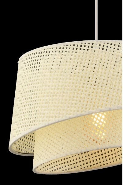 Závesný luster na lanku BARETTE 1xE27/60W/230V krémový