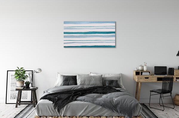 Obraz na plátne nepravidelné pruhy 100x50 cm