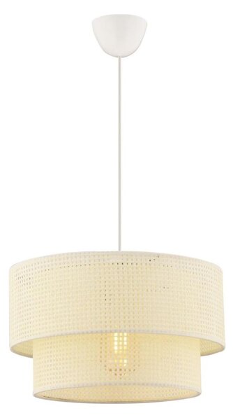 Závesné svietidlo ECHO na lane 1xE27/60W/230V krémové