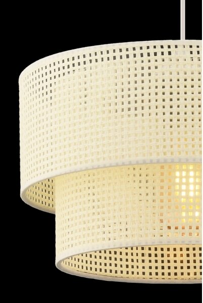 Závesné svietidlo ECHO na lane 1xE27/60W/230V krémové