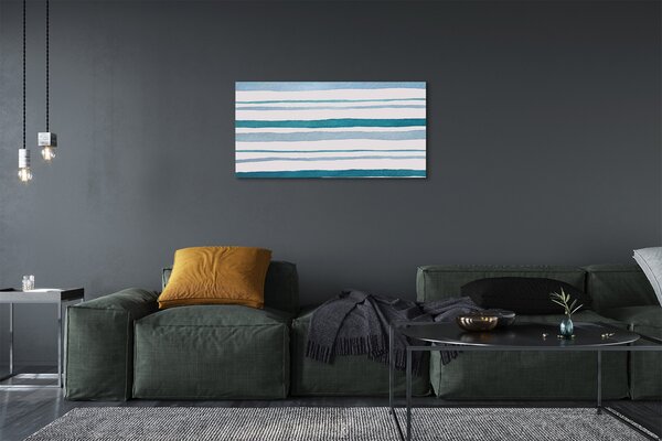 Obraz na plátne nepravidelné pruhy 100x50 cm