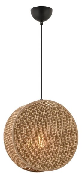 Závesný luster na lanku BIG DRUM 1xE27/60W/230V hnedý