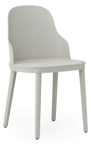 Normann Copenhagen Stolička Allez Chair, celoplastová, warm grey