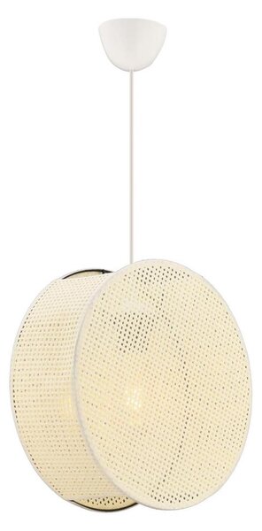 Závesný luster na lanku BIG DRUM 1xE27/60W/230V krémový