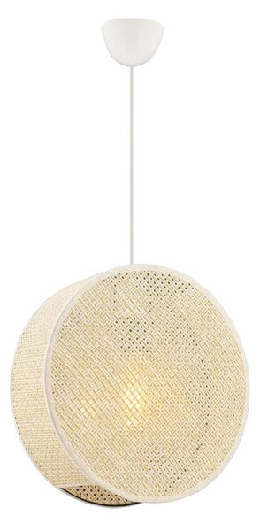 Závesné svietidlo na lanku BIG DRUM 1xE27/60W/230V krémové