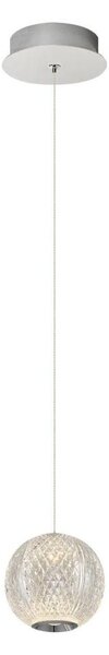 LED Luster na lanku CREMONA LED/5W/230V 3000K matný chróm