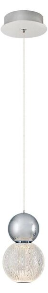 LED luster na lanku CREMONA LED/5W/230V 3000K matný chróm