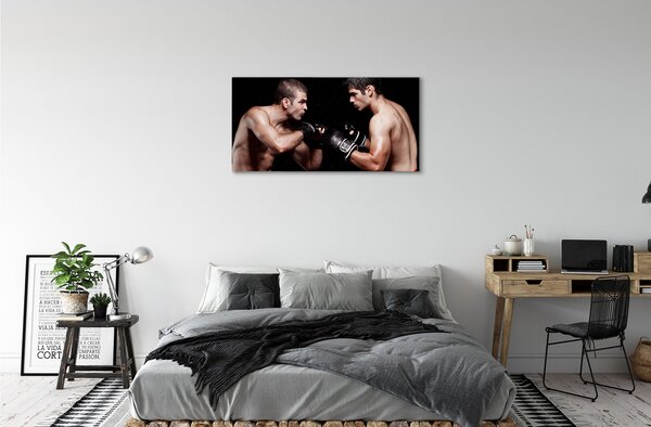 Obraz canvas Ľudia bojujú rukavice 100x50 cm