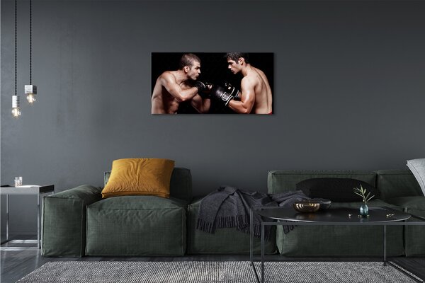 Obraz canvas Ľudia bojujú rukavice 100x50 cm
