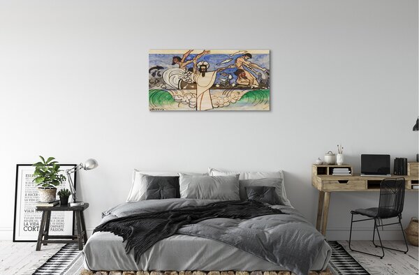 Obraz canvas Ježišovo skica sea 100x50 cm