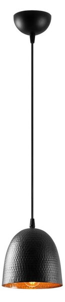 Závesné svietidlo na lane TATTOO 1xE27/40W/230V pr. 16 cm čierne