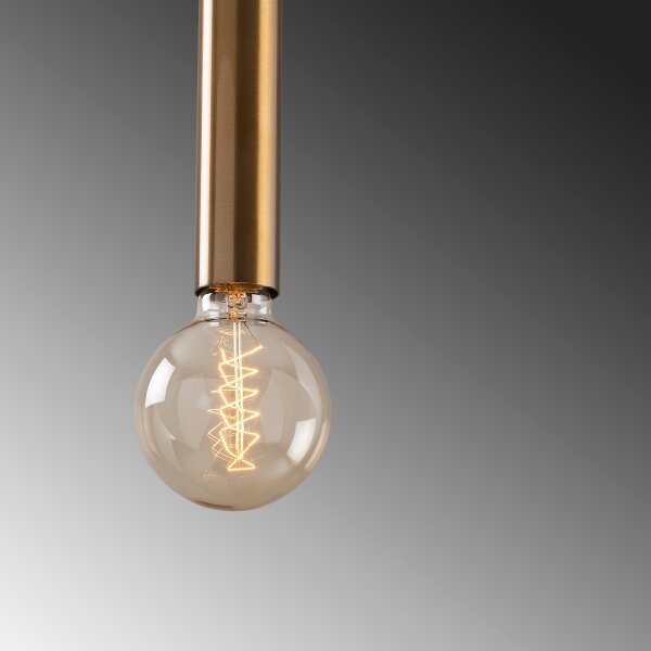 Luster na lanku TEMPO 5xE27/40W/230V zlatý